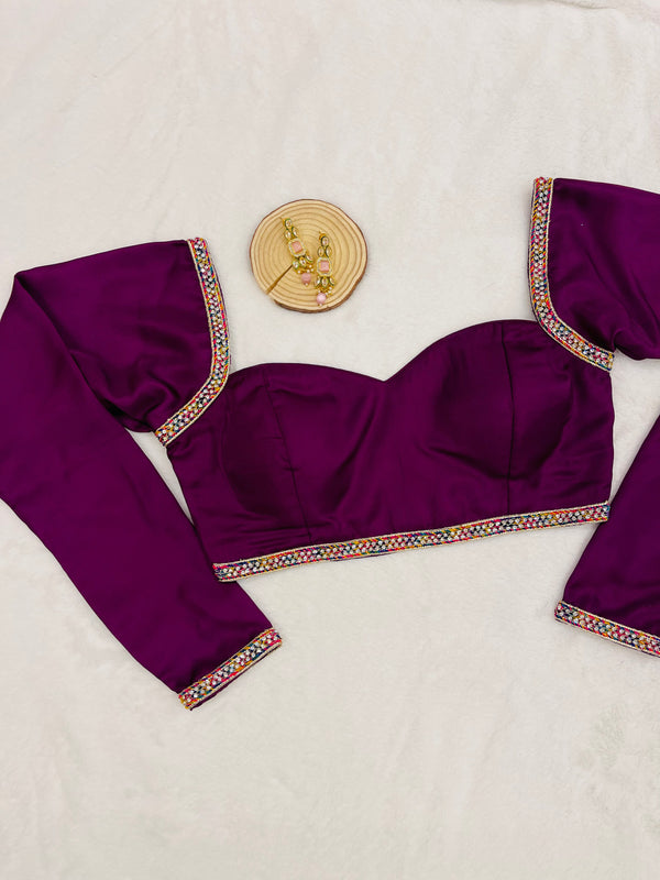 Purple Cosmos Blouse