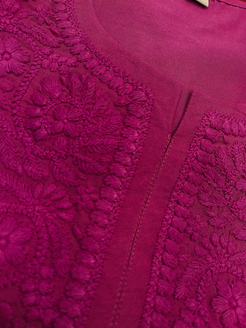 Afrin Ruby Pink Dual shade Kurti