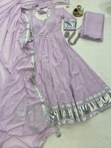 Seerat gotta work anarkali set