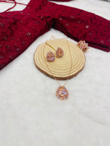 Rosy Korean diamond set