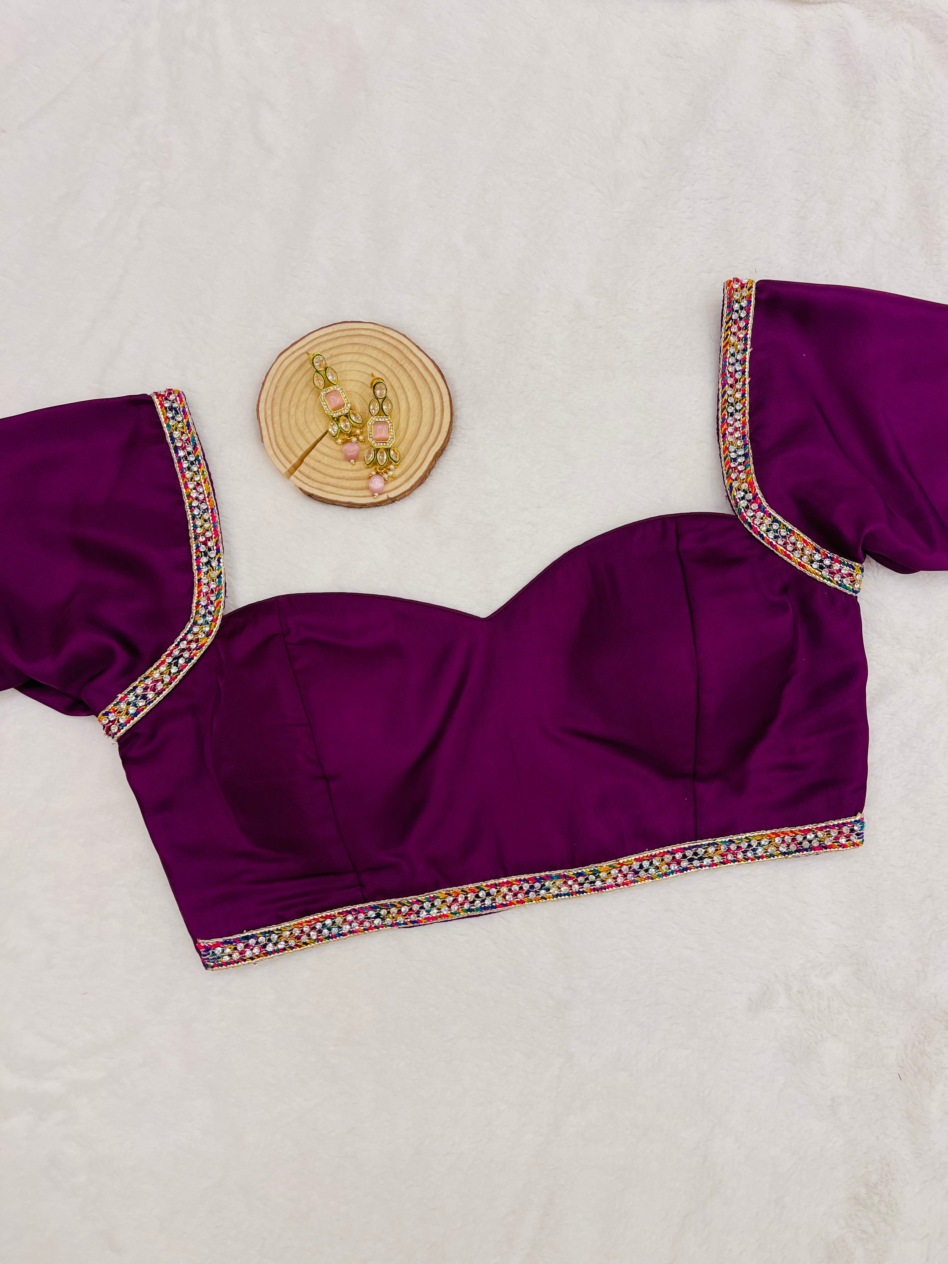 Purple Cosmos Blouse