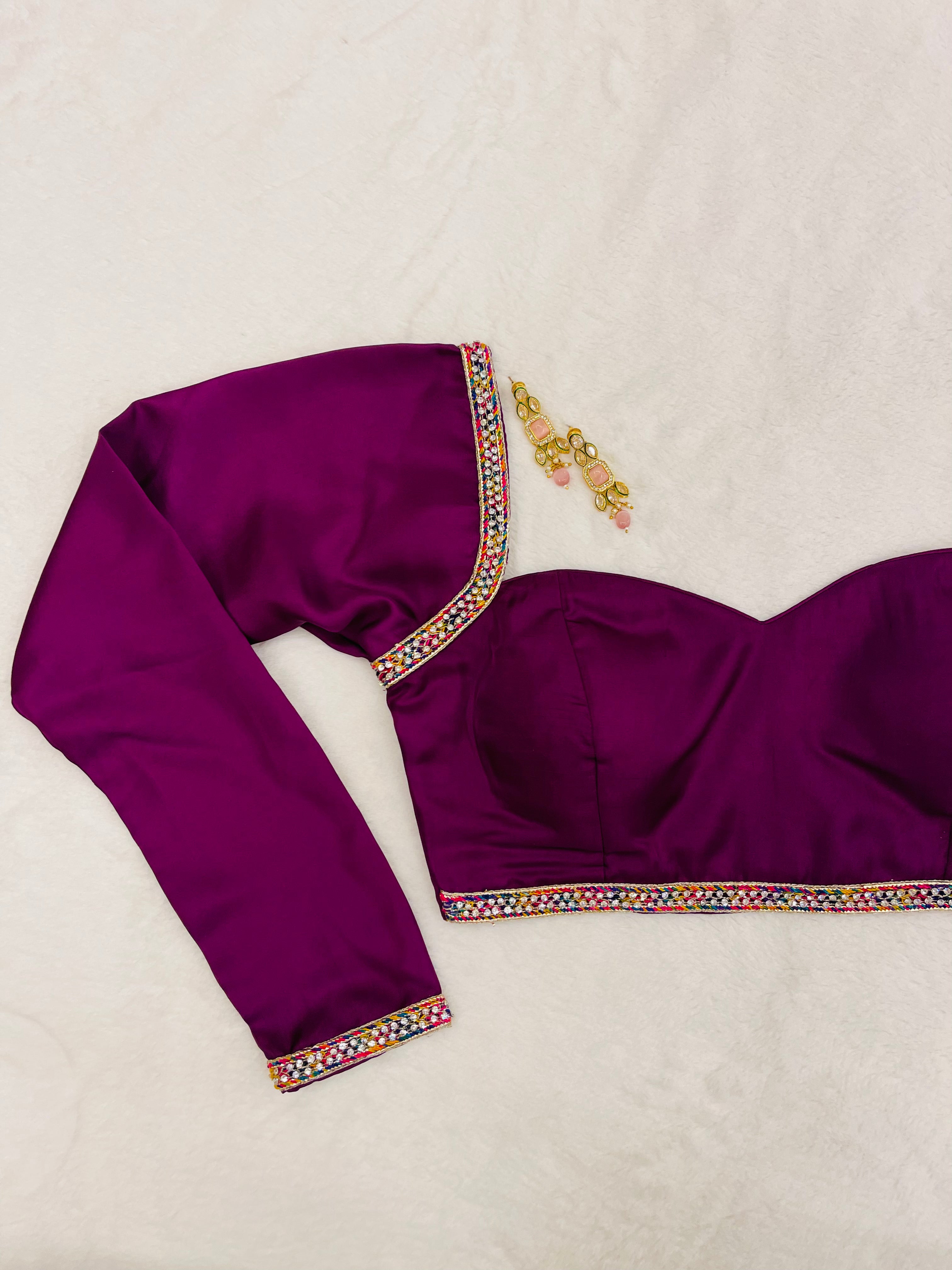 Purple Cosmos Blouse