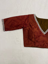 Brown Poly Georgette Blouse