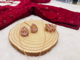 Rosy Korean diamond set