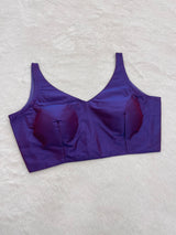 Dual Shade Blue Casual Wear Blouse