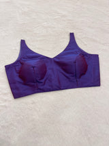 Dual Shade Blue Casual Wear Blouse