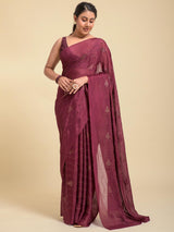 Red Dahlia Saree