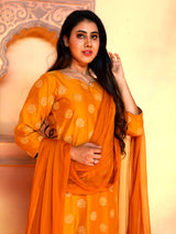 Wearing sunshine kurti set