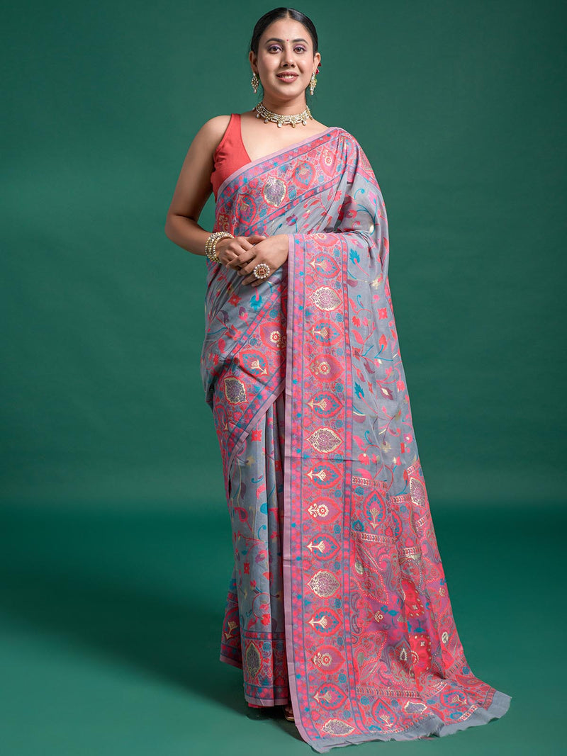 Grey Badal Saree