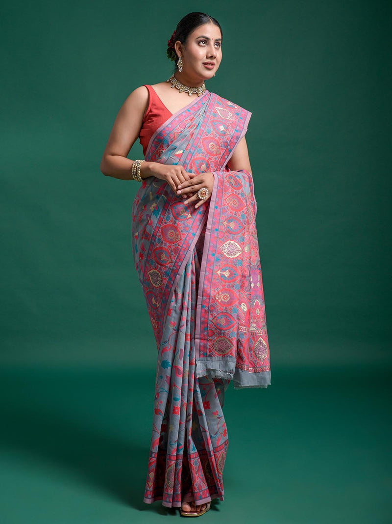 Grey Badal Saree