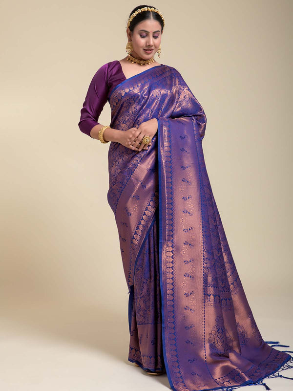 Crocus Purple Saree