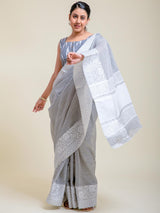 Ocean Waves Saree