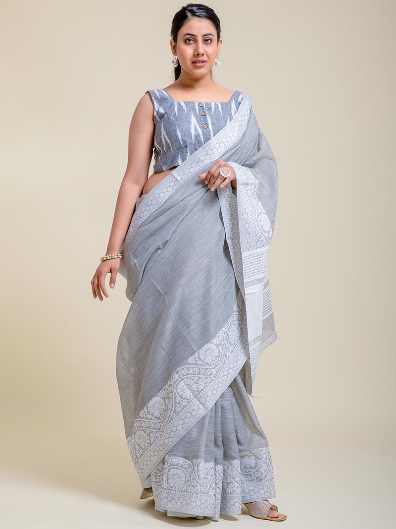Ocean Waves Saree