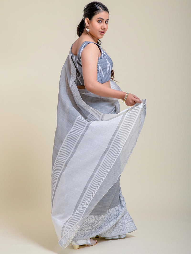 Ocean Waves Saree