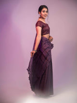 Shibori Mul Cotton Saree