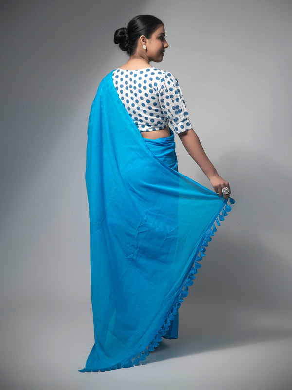 Polka Dots Cotton Blouse