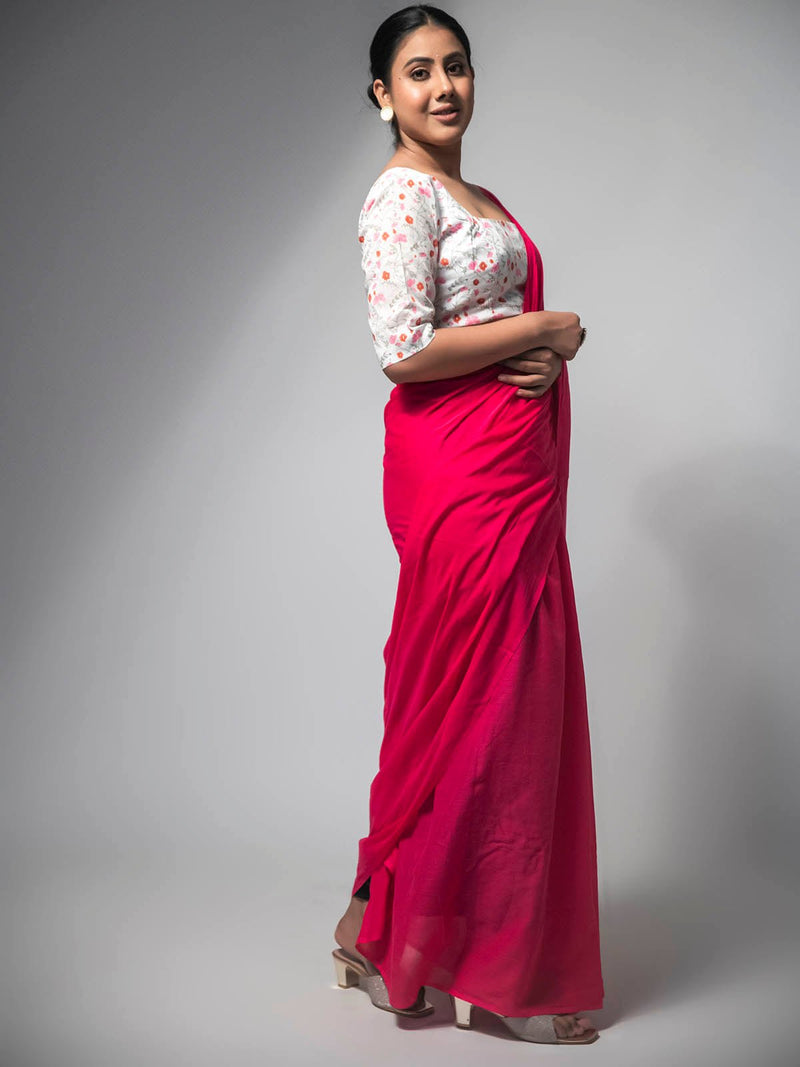 Pink Era Saree