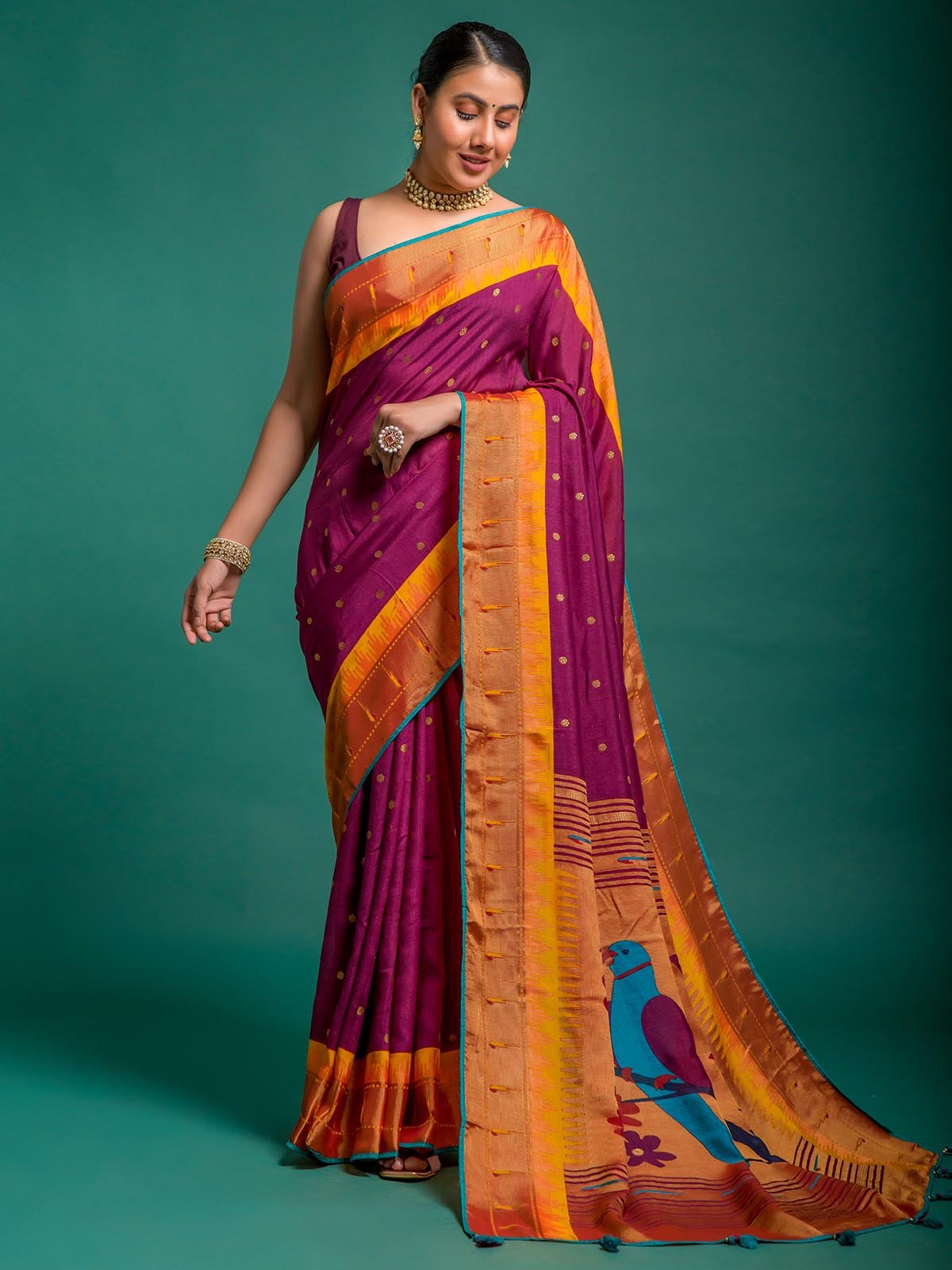 Harmony Brasso Silk Saree