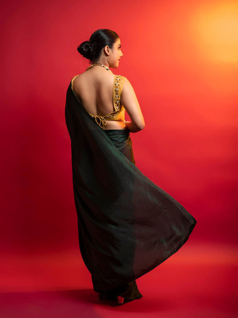 Mustard Beauty Handwork Blouse