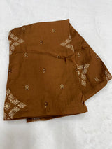 Brown Silk Base Suit Set