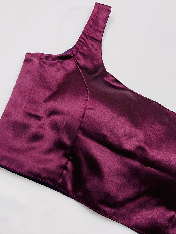 Basic Wine Blouse