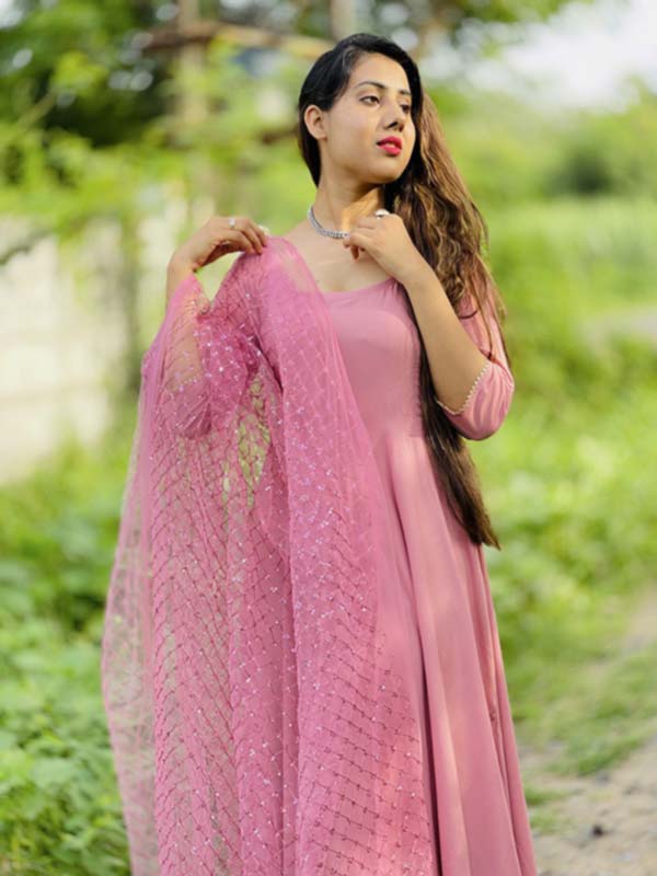 Lavani Anarkali Suit Set