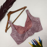 Fushsia Pink Sequin Blouse