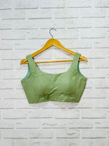 Khaki Green Blouse