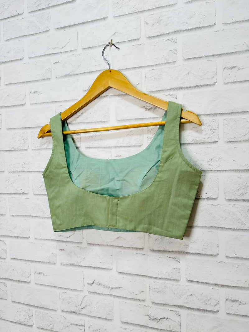 Khaki Green Blouse