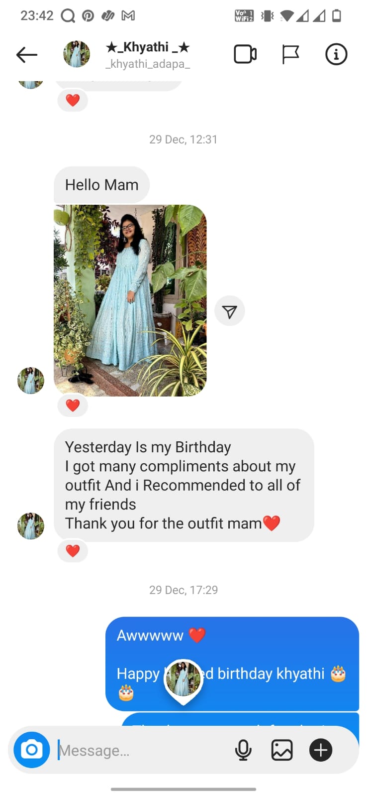 Gown A Dash of Sky Blue