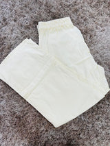 Offwhite Lycra Narrow Pant