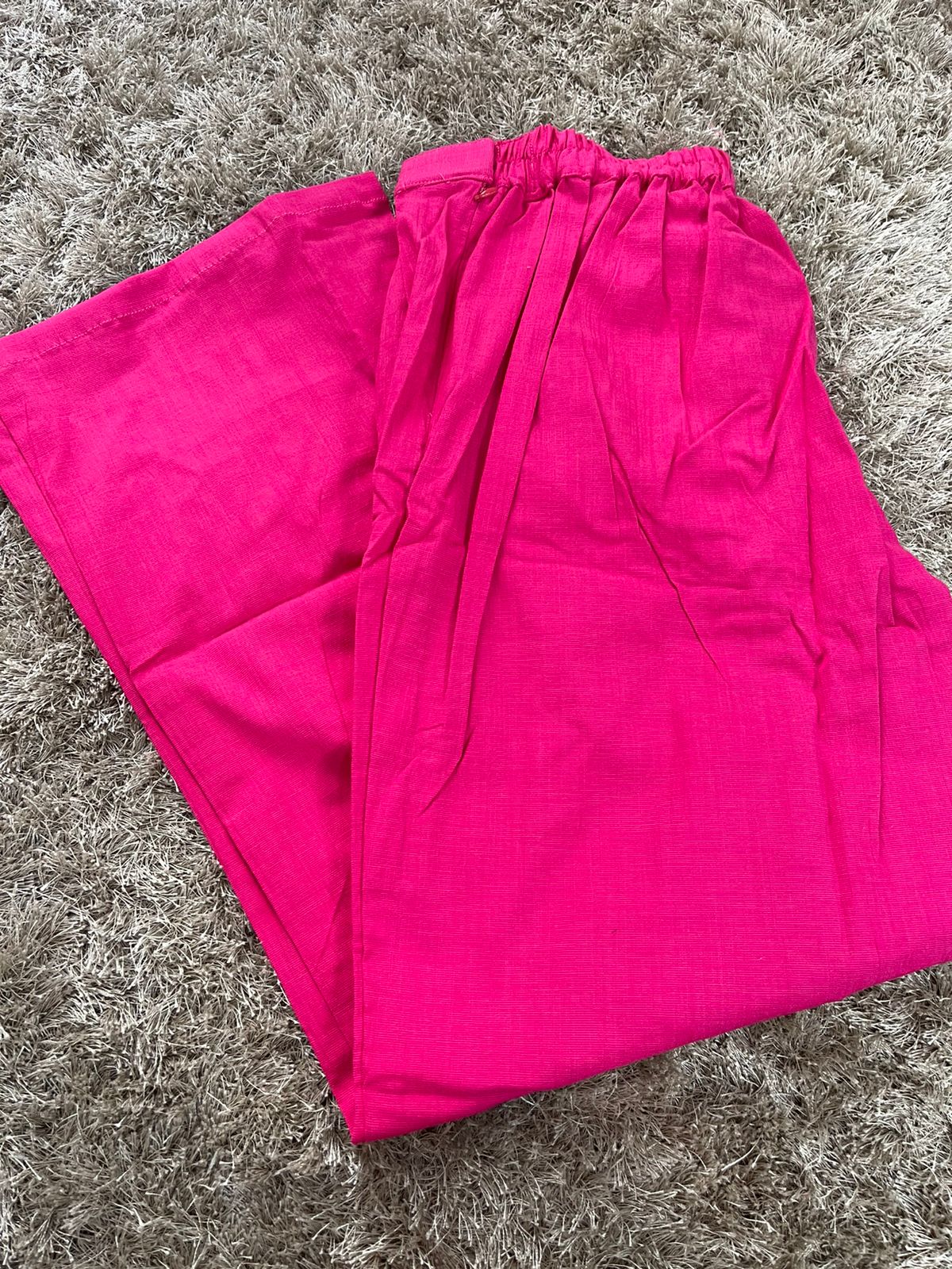 Pink Colour Lycra Narrow Pant