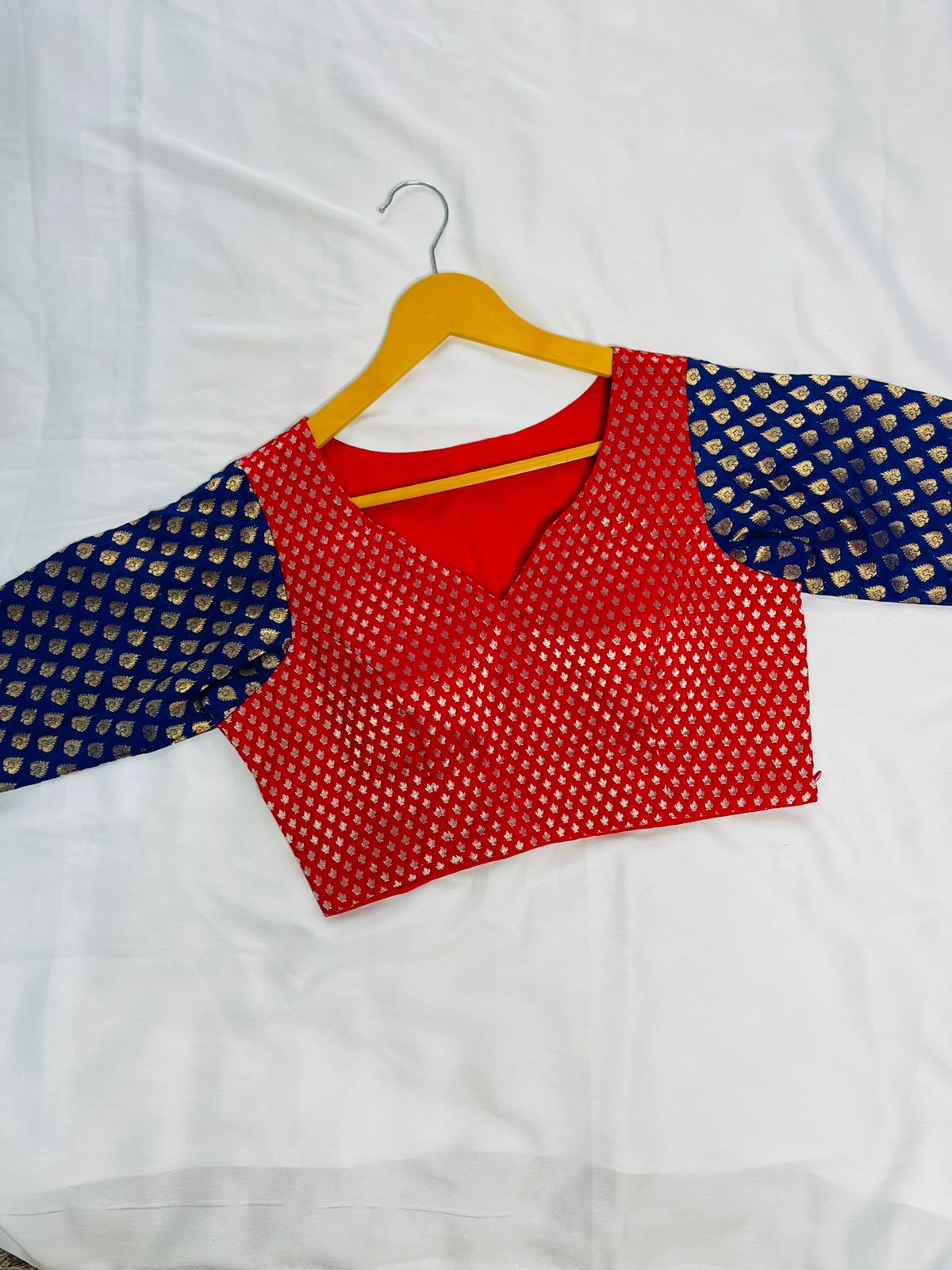 Bornfire Banarasi Red Blouse