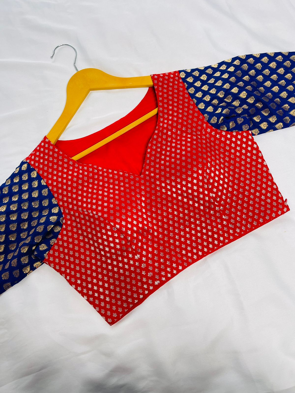 Bornfire Banarasi Red Blouse