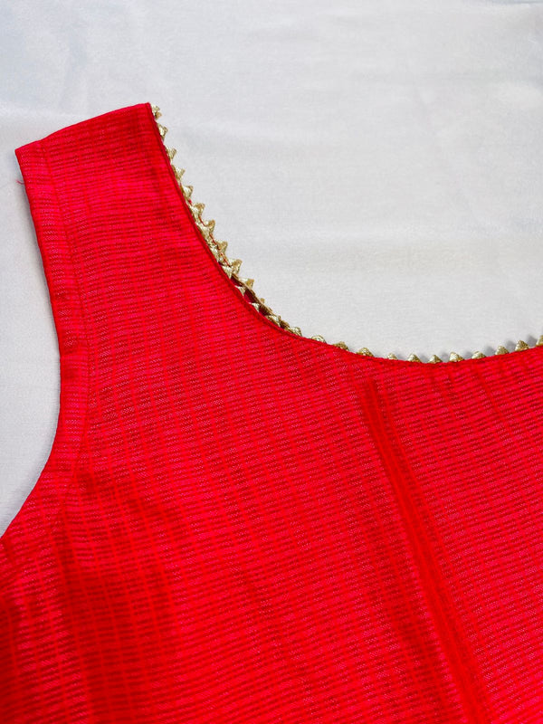 Red cotton flex kurti