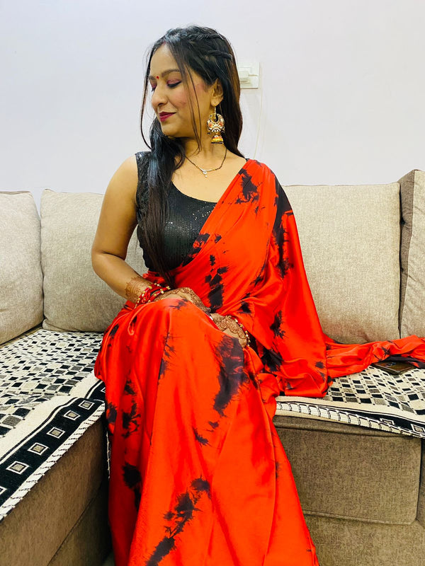Red Red And More Red saree