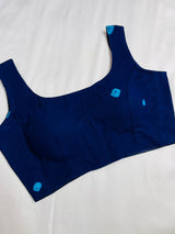 Navy Blue Bandhani Blousse