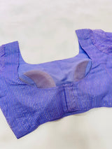 Purple Sleeves Georgette Blouse