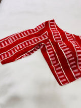 Red Georgette Blouse