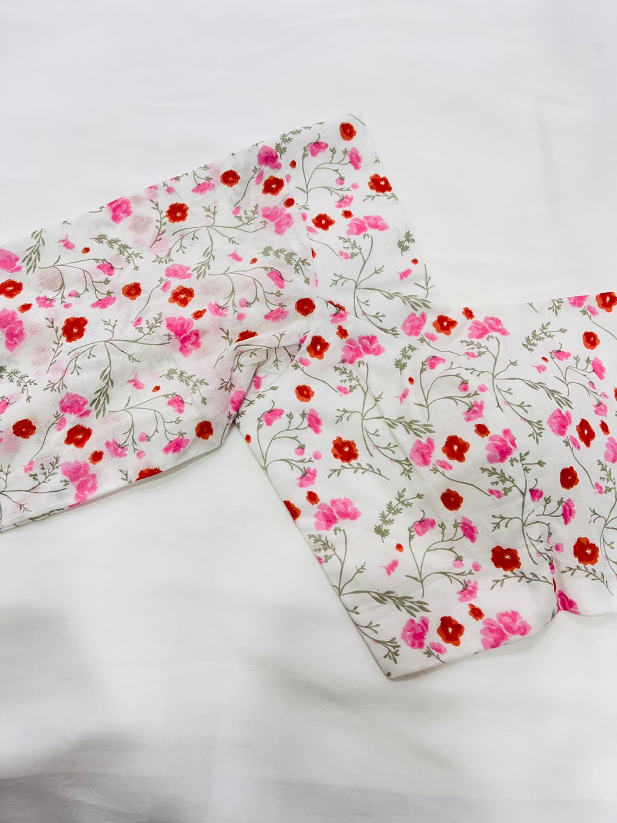 Nano Cherries Cotton Printed Blouse