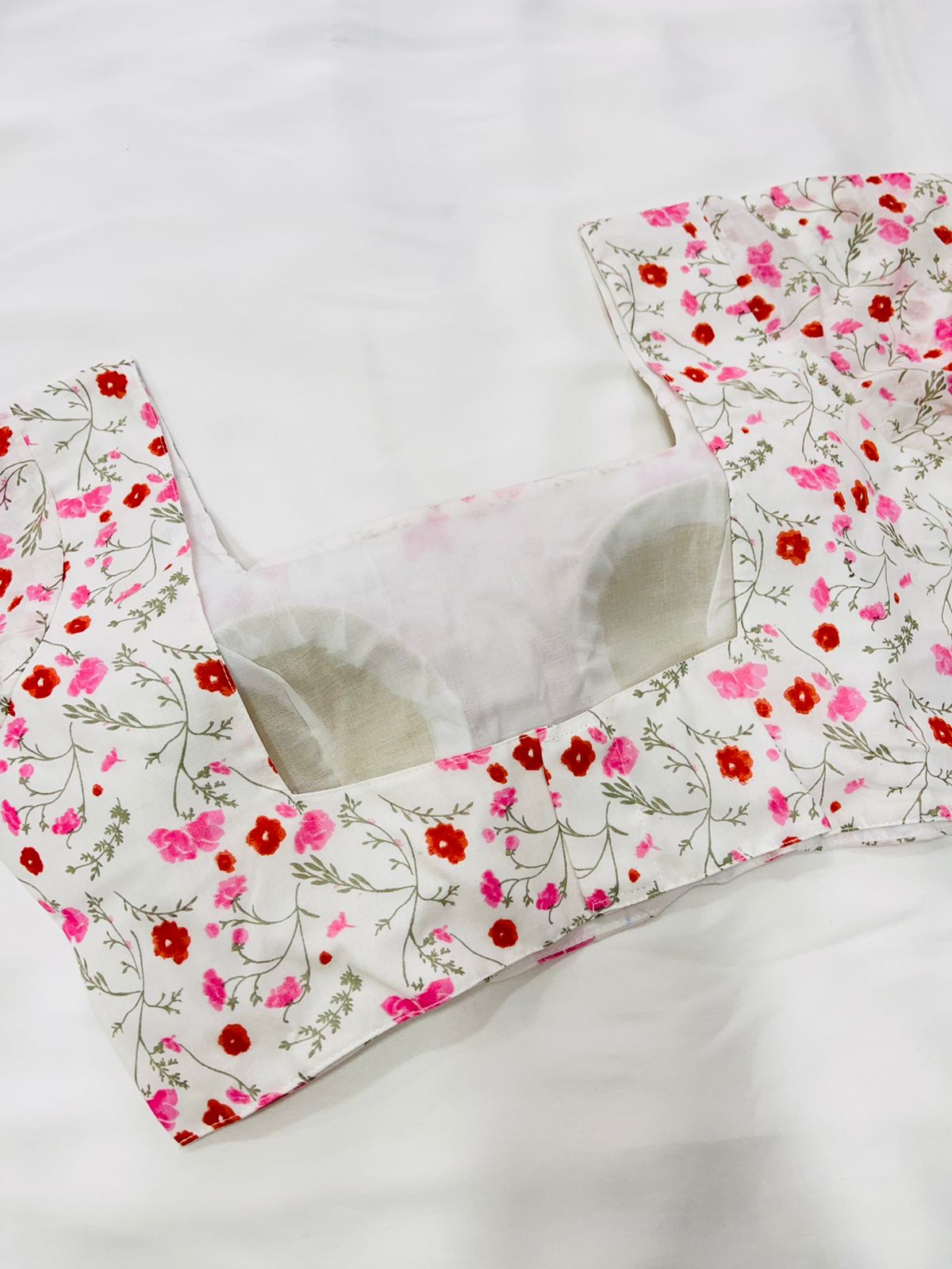 Nano Cherries Cotton Printed Blouse