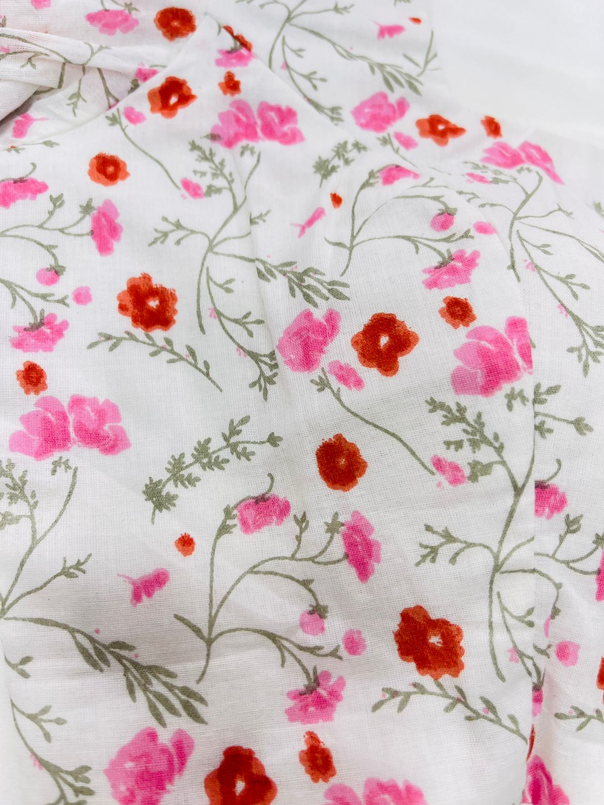 Nano Cherries Cotton Printed Blouse