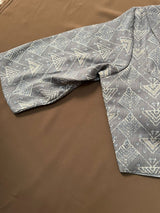 Grey Daisy Cotton Blouse