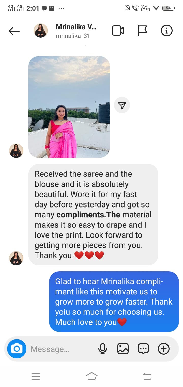 Love in the air Saree