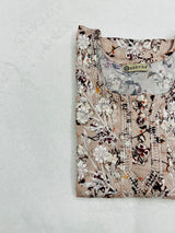 Peach Blossom Chikankari Work Kurti