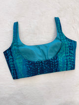 Rama Green Tie dye blouse