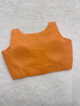 Orange viscose Georgette Blouse