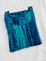 Rama green tie dye style gown