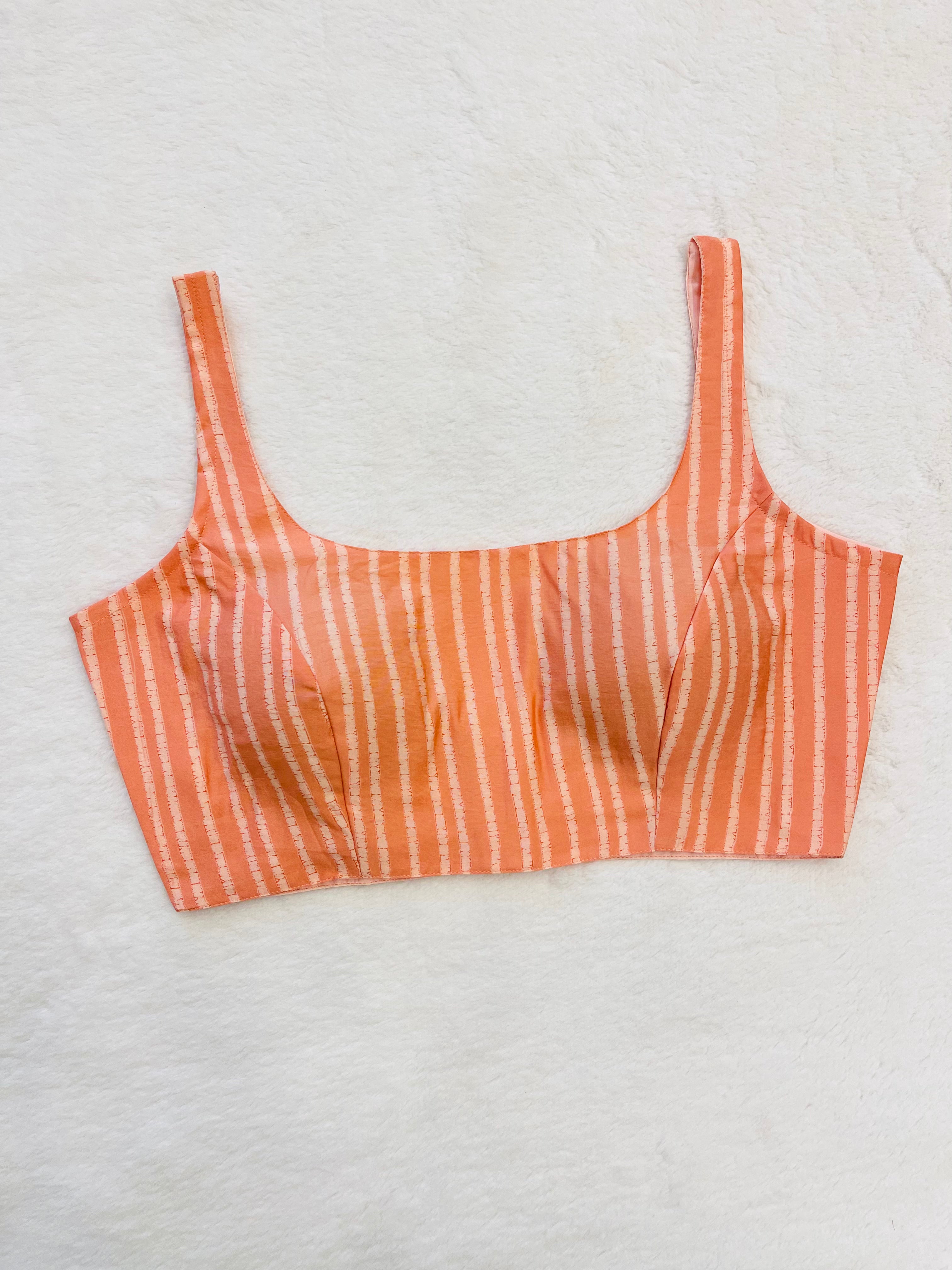 Orange Candy Rayon Blouse