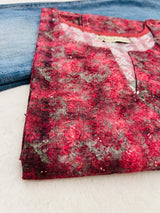 Candy Red Kurti